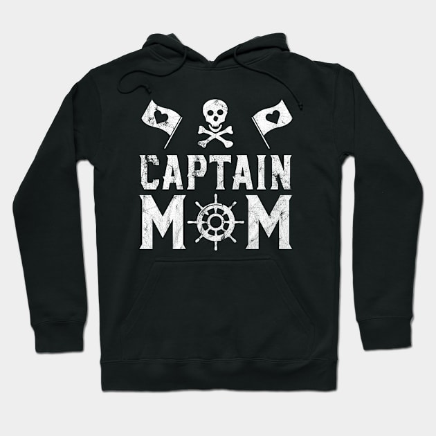 Captain Mom - Easy Halloween Costume - Funny Halloween Shirt Hoodie by BKFMerch